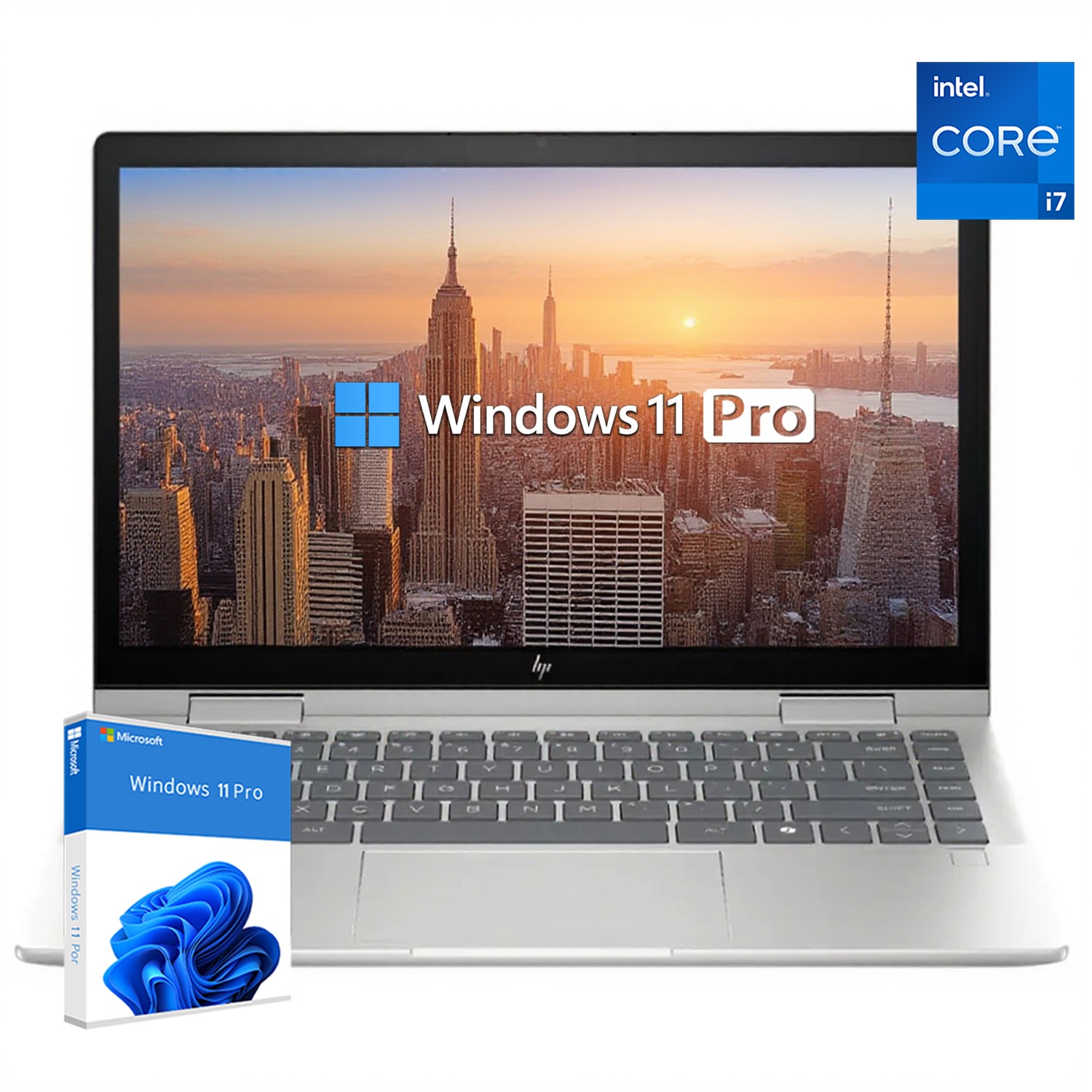 HP 15.6″FHD Touch Laptop,10-Core i7-1355U 5GHZ UpTo 32GB RAM 1TB SSD+W11Pro