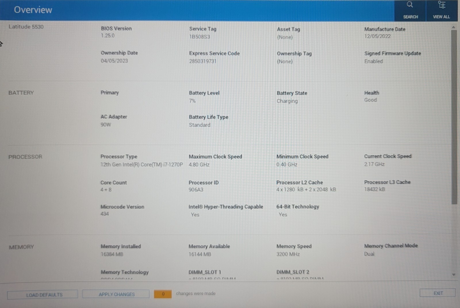 Dell Latitude 5530 | i7 12th Gen | 16 GB RAM | P104F001 | Grade B