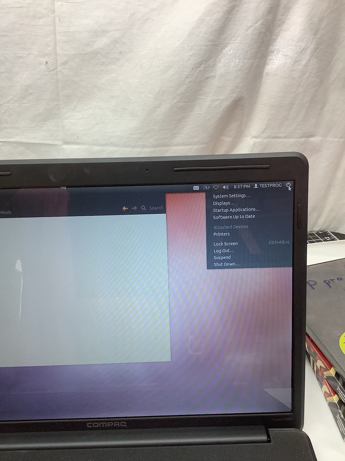 COMPAQ PRESARIO CQ50 – AMD ATHLON DUAL CORE – UNBUTU Operating System WOKS WELL