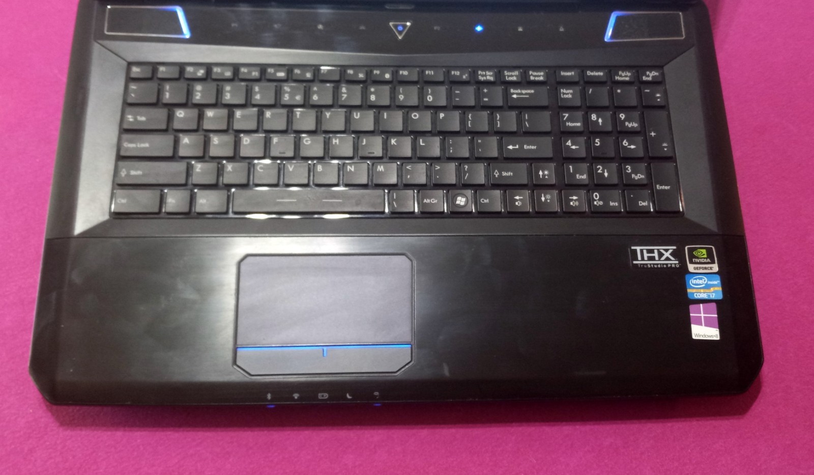 MSI GT70 Ibuypower CZ-17 laptop I7-3740qm 2.7-3.7Ghz 16GB 480GB P3000 AX200