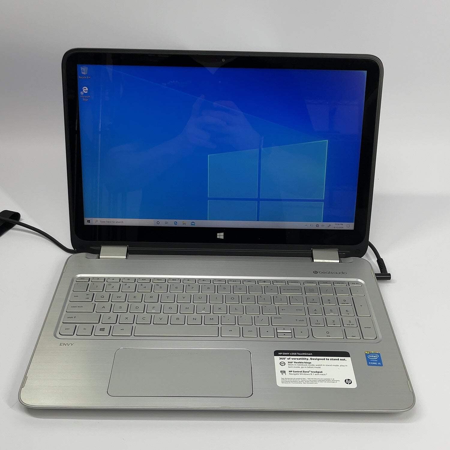 Broken HP Envy x360 15-U010DX 15.6″ i5- 4200U 1.6GHz 8GB RAM 1TB HDD READ
