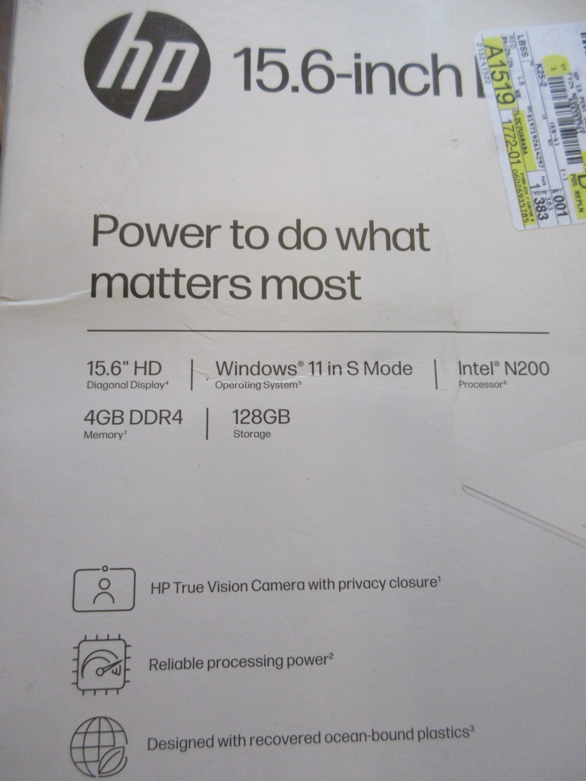 NIB HP 15-fd0083wm 15.6″ Laptop Red Intel N200 4GB RAM 128GB SSD Windows 11