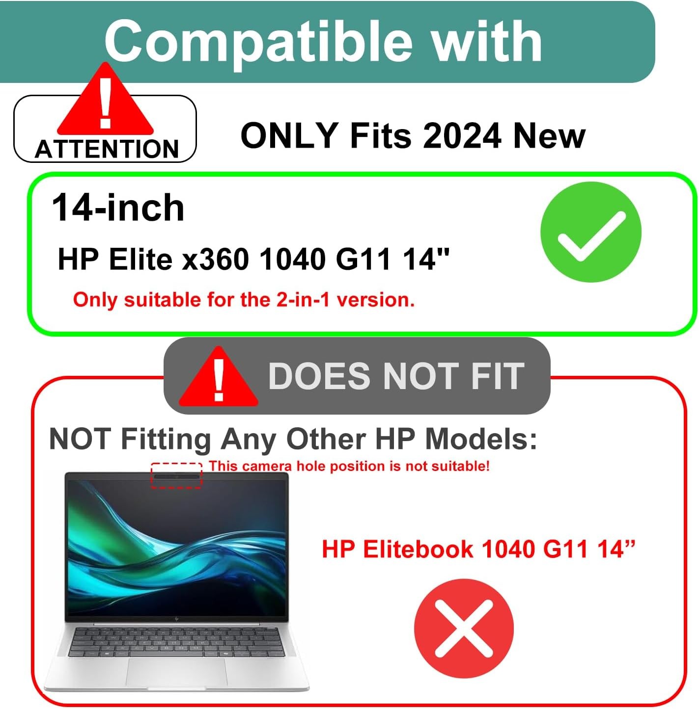Screen Protector for 14″ HP Elite x360 1040 G11, Anti Glare and Anti Fingerprint