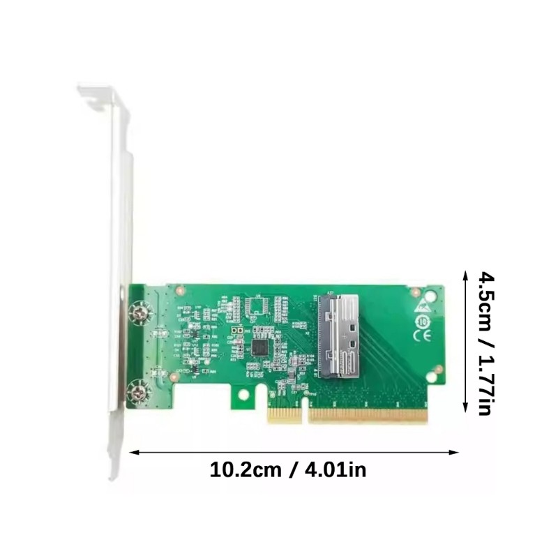 MCIOs 8I Converters For PCIe 5.0 X8 Interfaces 256GB/s Bandwidth Servers