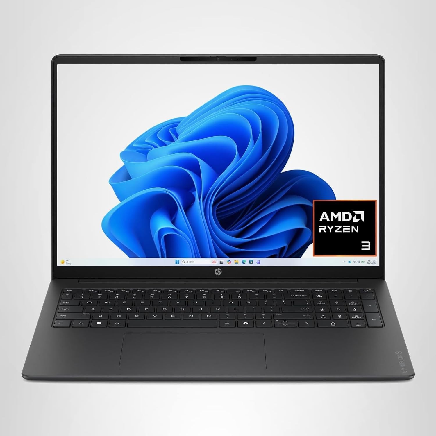 HP OmniBook 3 16 inch Laptop PC, 2K Touchscreen, AMD Ryzen 3 30, 8GB 16-by0299nr