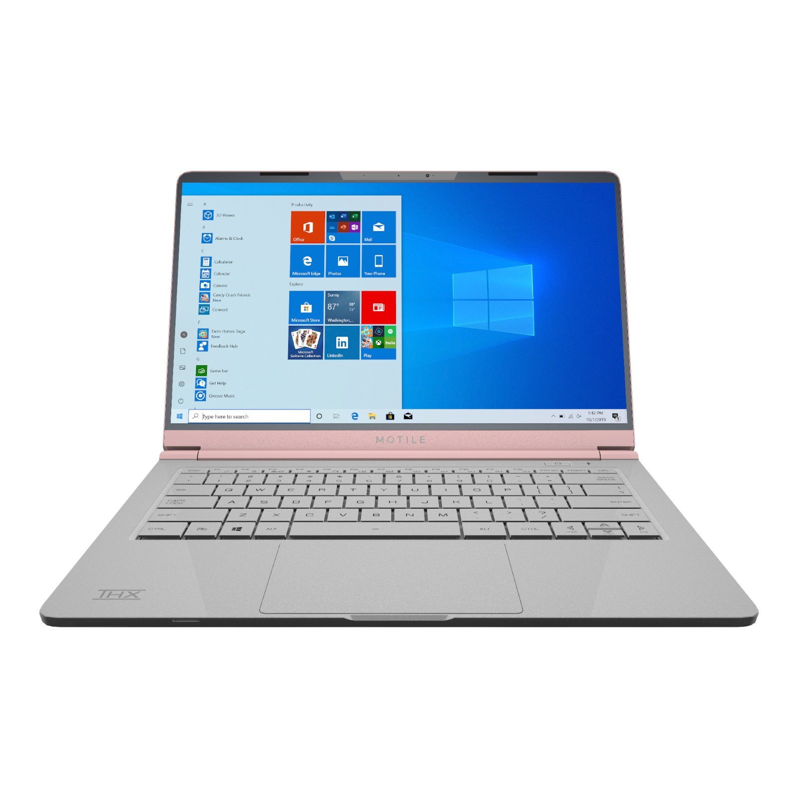 MOTILE 14” Ryzen3 Rose Gold 8GB 256GB Win11/10/Android/Linux* Office 2024*