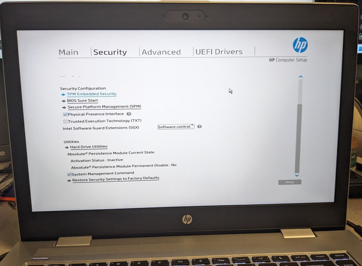 HP PROBOOK 640 G4 i5-8350U @ 1.7GHz, 8GB RAM, NO HDD/OS