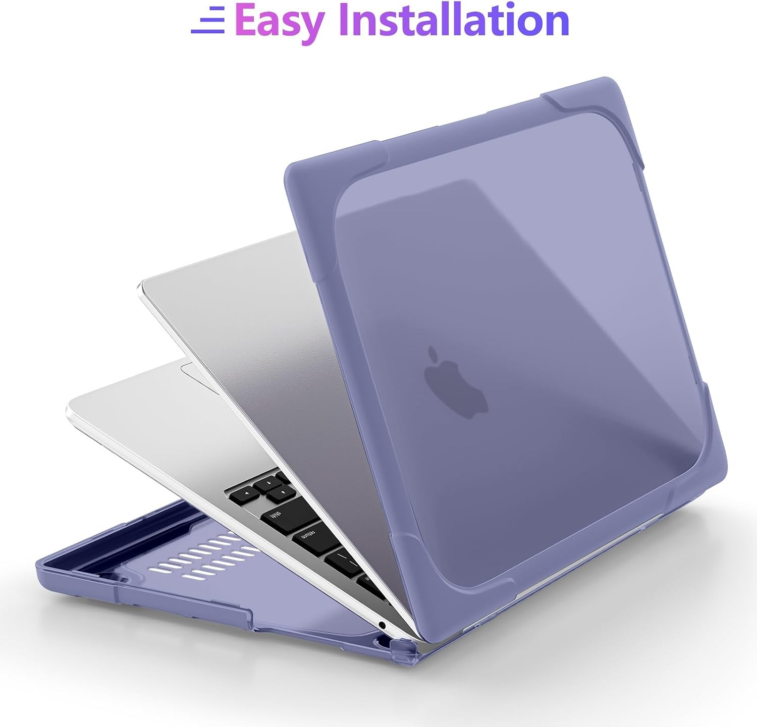 MacBook Air 13 inch Case 2026 2025 2024 2022 (A3449/A3240/A3113/A2681) Heavy Dut