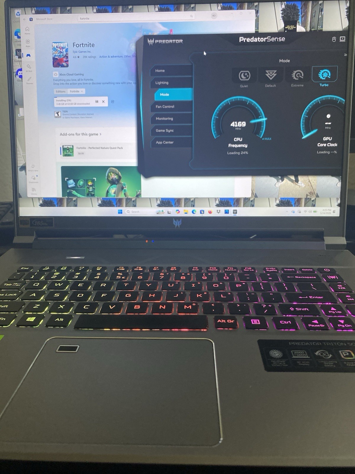 Acer Predator Triton 515-51 Gaming Laptop i7-11800H RTX 3060 16GB 477GB SSD 15.…
