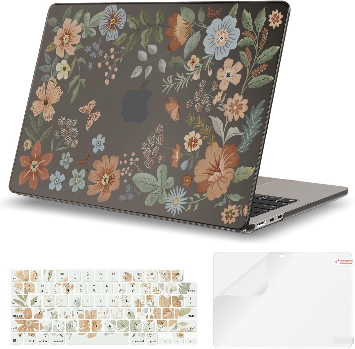 for M4 MacBook Air 13 inch Case 2026 2025-2022 M3 M2 Model A3240 A3113 A2681, Br