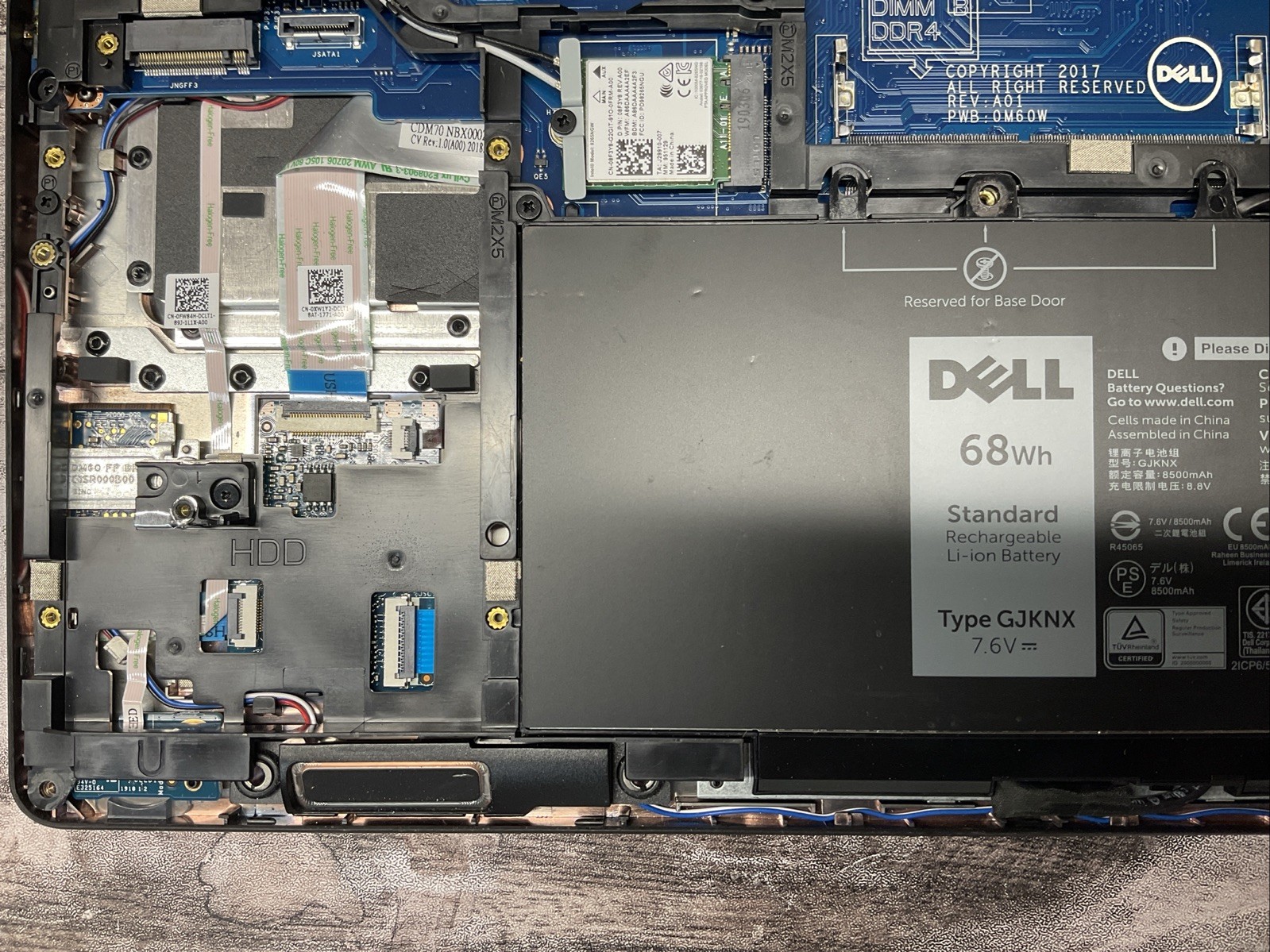 Dell Latitude 5480 / Intel Core i5 6th Gen / Parts Repair / J9