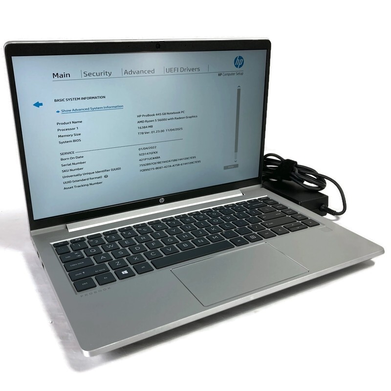 HP ProBook 445 G8 14″ Laptop Ryzen 5 5600U 2.3GHz 16GB 512GB NVMe SSD – Win11