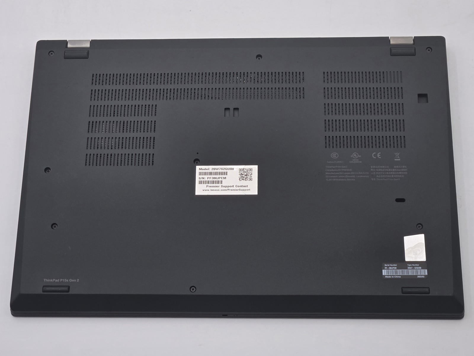 Lenovo ThinkPad P15s Gen 2 15″ FHD I5-1135G7 512GB 16GB W11 Webcam Backlit