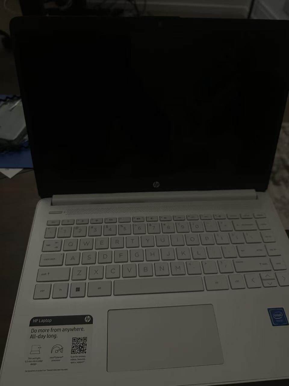 HP – 14″ Laptop – Intel Celeron – 4GB Memory – 64GB eMMC – Snowflake White