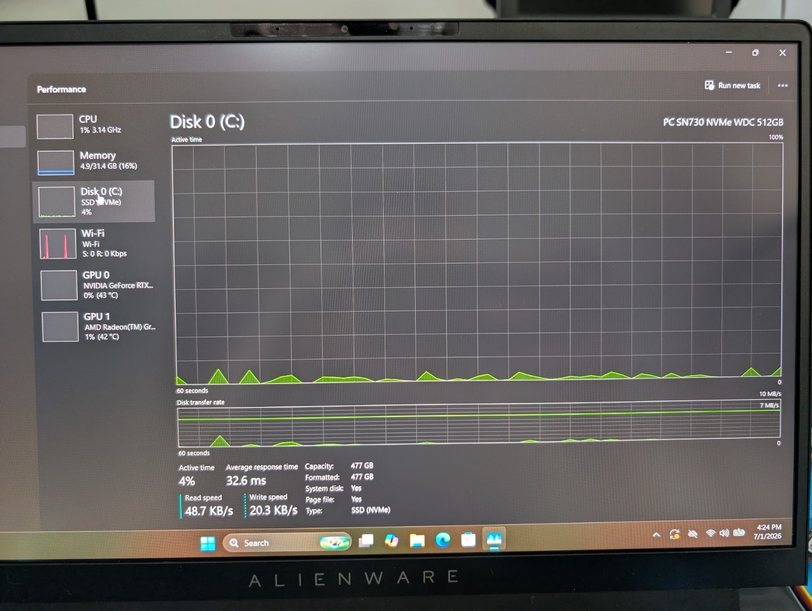 Dell Alienware M15 R5 Ryzen 9 5900HX 32GB 512GB RTX 3070 Win11 Pro