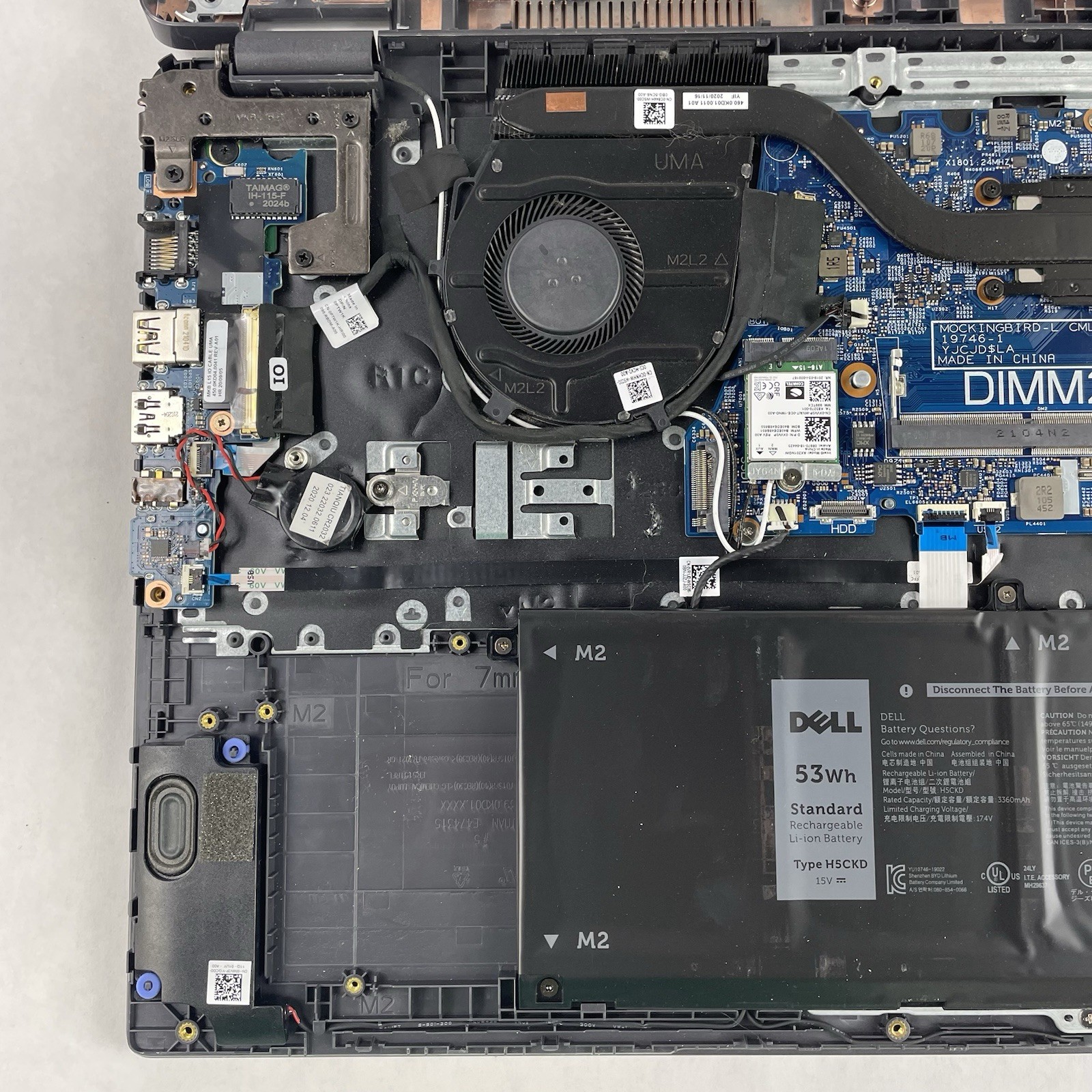 Dell Latitude 3510 15.6″ i7-10510U 1.80 GHz 8 GB RAM No SSD/OS/AC – Bad M.2