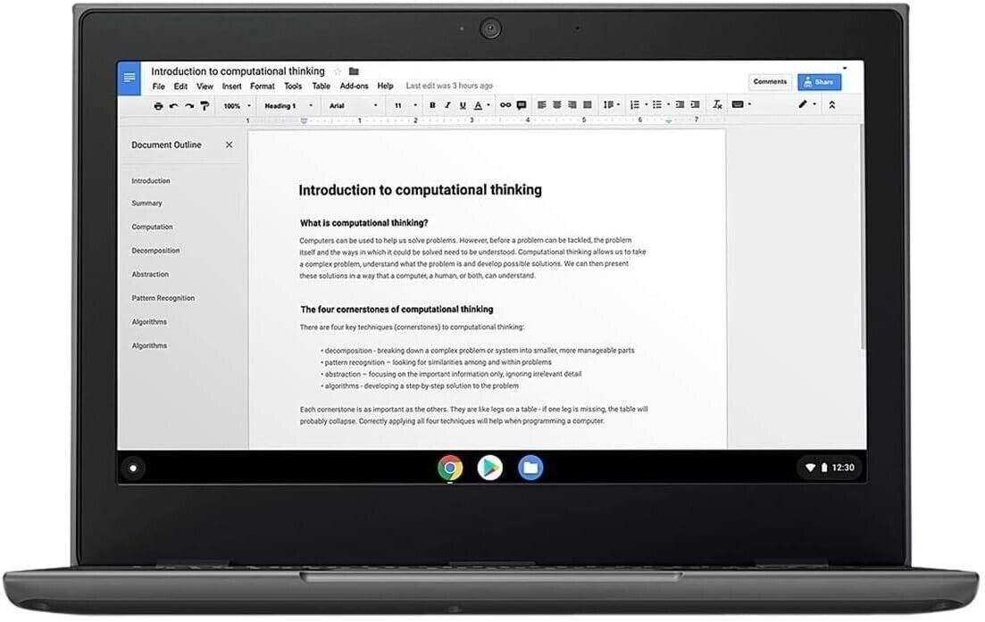 Lenovo 100e Chromebook Laptop 2nd Gen | 11.6″ HD | MTK 1.7GHz | 4GB RAM | 32GB