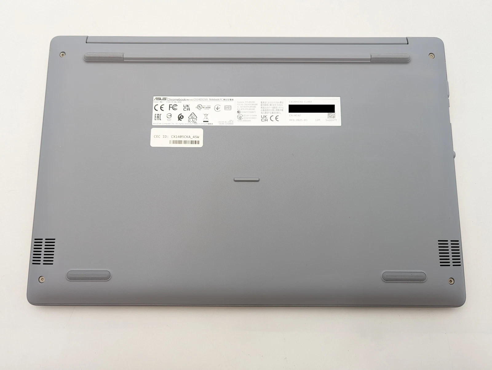 ASUS Chromebook CX1405CKA-CL464 14″ N4500 4GB DDR4 64GB eMMC Chrome OS