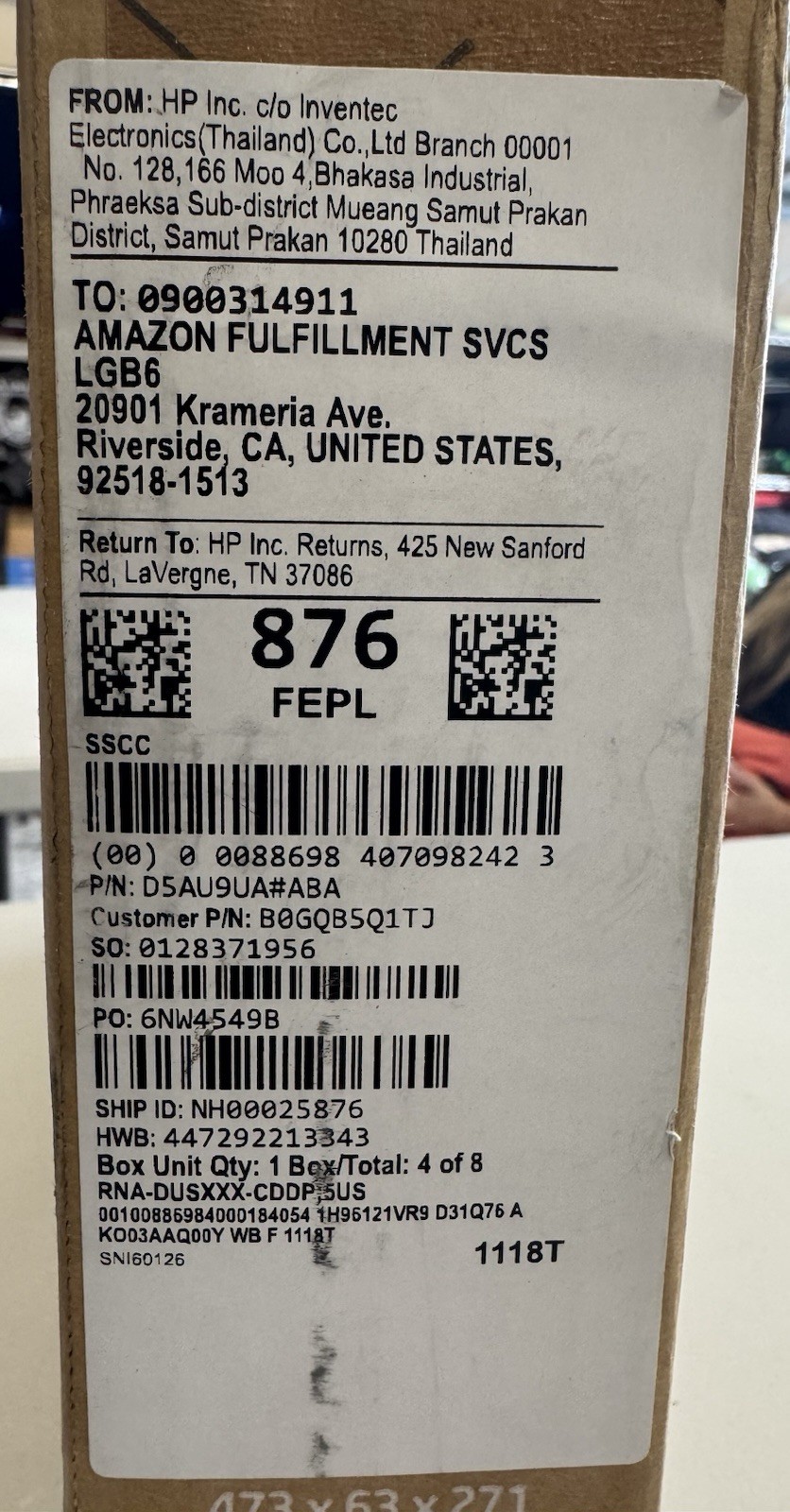 HP OmniBook 3 LaptopNGAI 14-hz0099nr 14” 512GB 16GB Ram