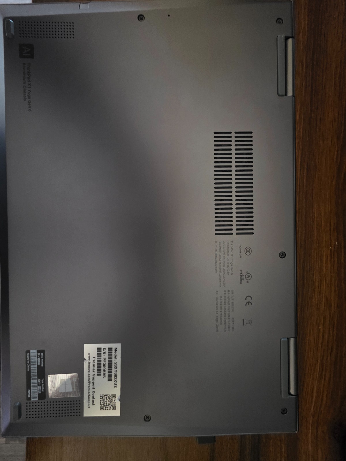 Lenovo 20LD001HUS, Lenovo 20XY002XUS,Mackbook Pro (A2159), Lenovo 20f90039US