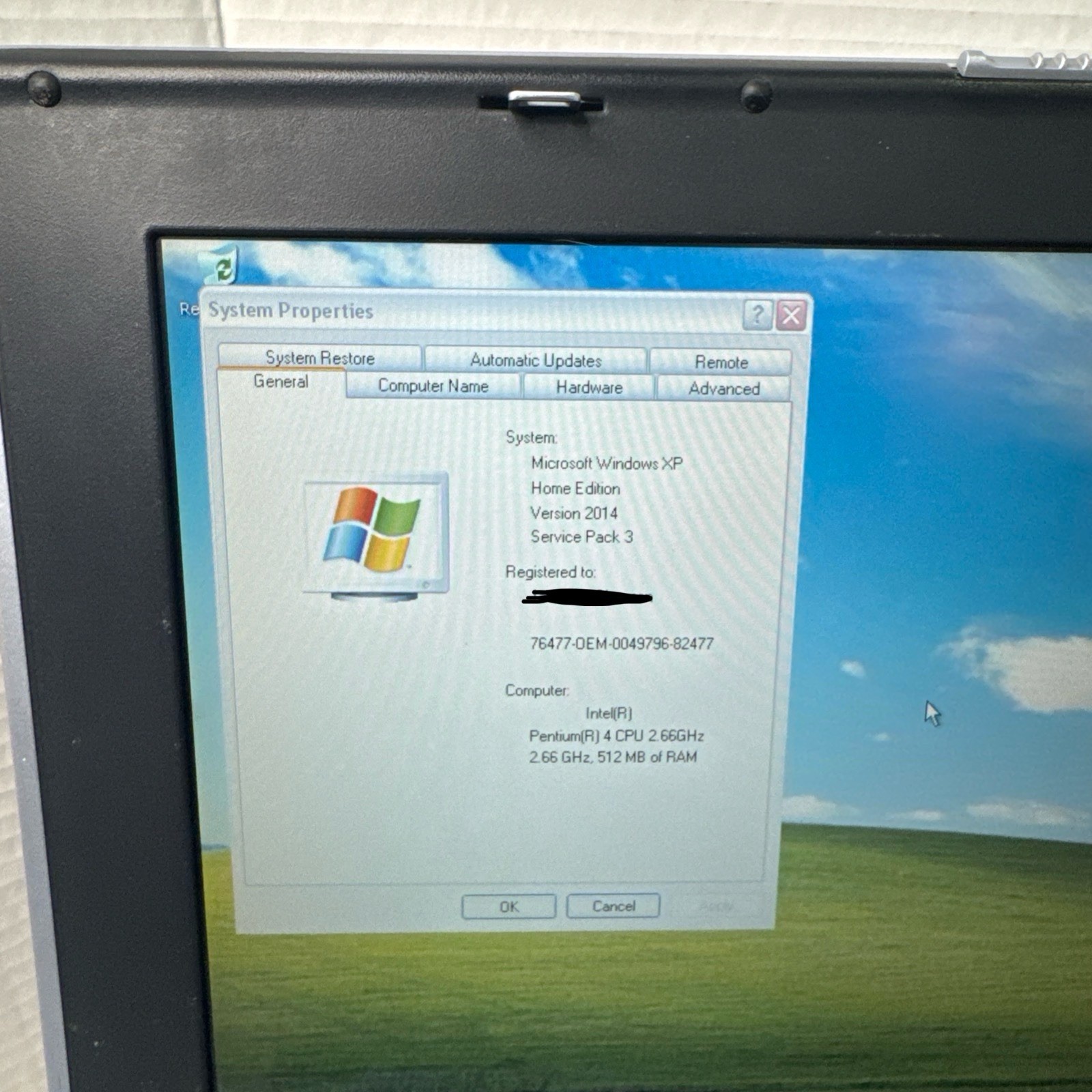 HP Pavilion Intel Pentium 4 w/ 512mb Ram & 160GB HD Windows XP Gaming Laptop