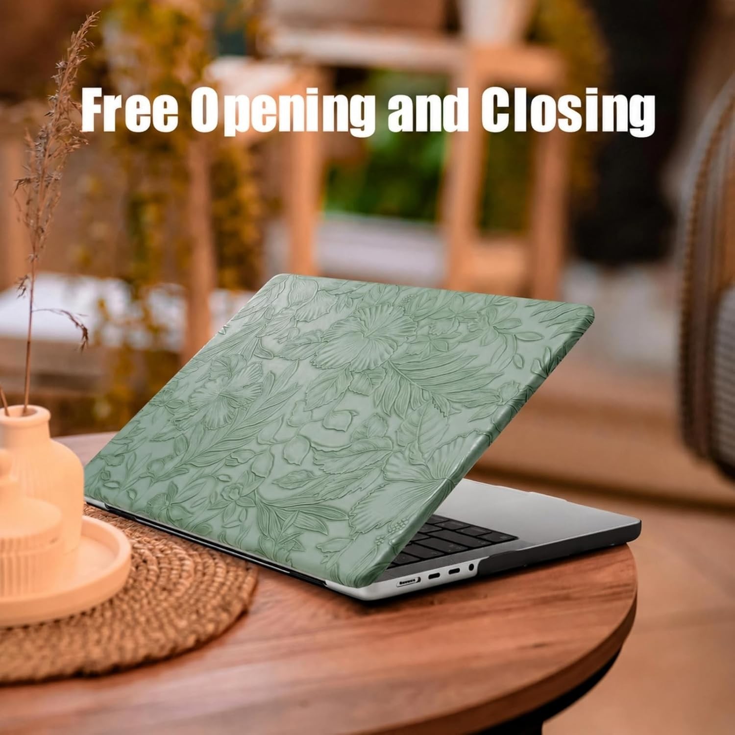 MacBook Air 15 inch Case 2026 2025-2023 M5 M4 M3 M2 A3448 A3241 A3114 A2941 Gree