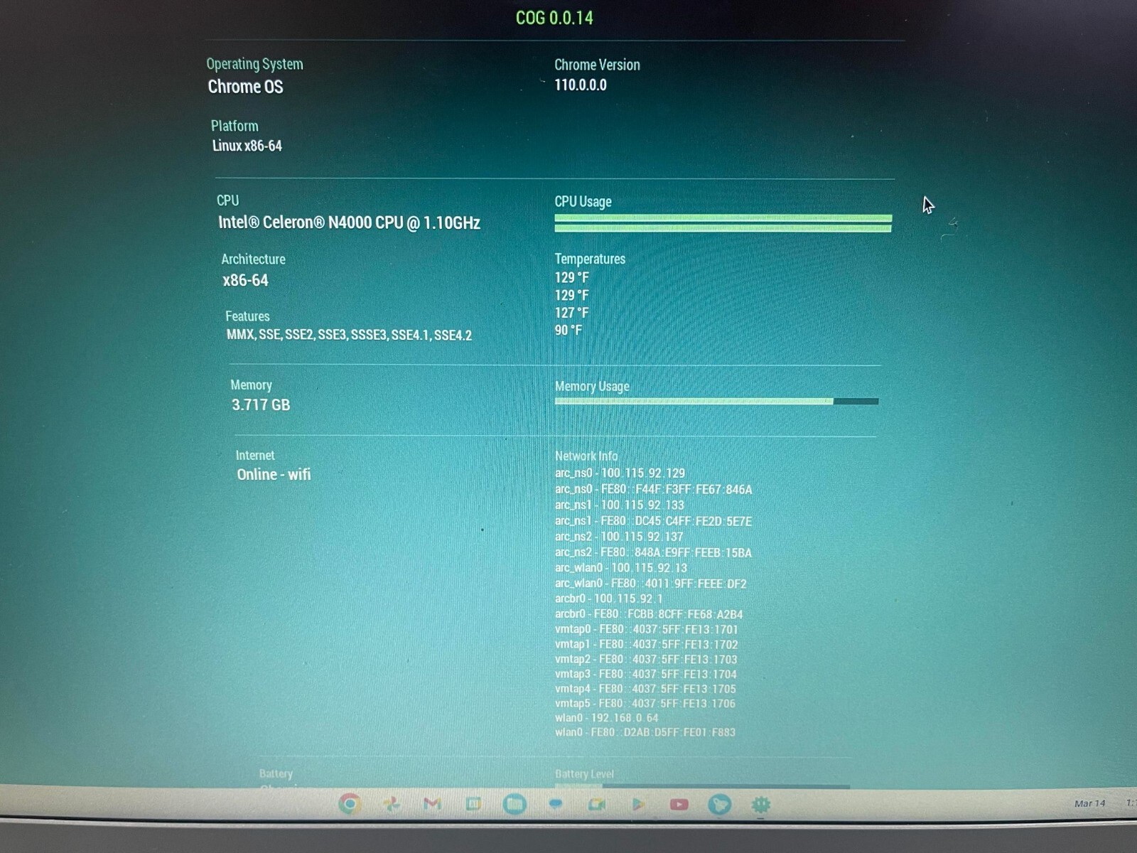 Samsung XE350XBA 15.6″ Chromebook Celeron-N4000 1.1GHz 4GB 32GB eMMC