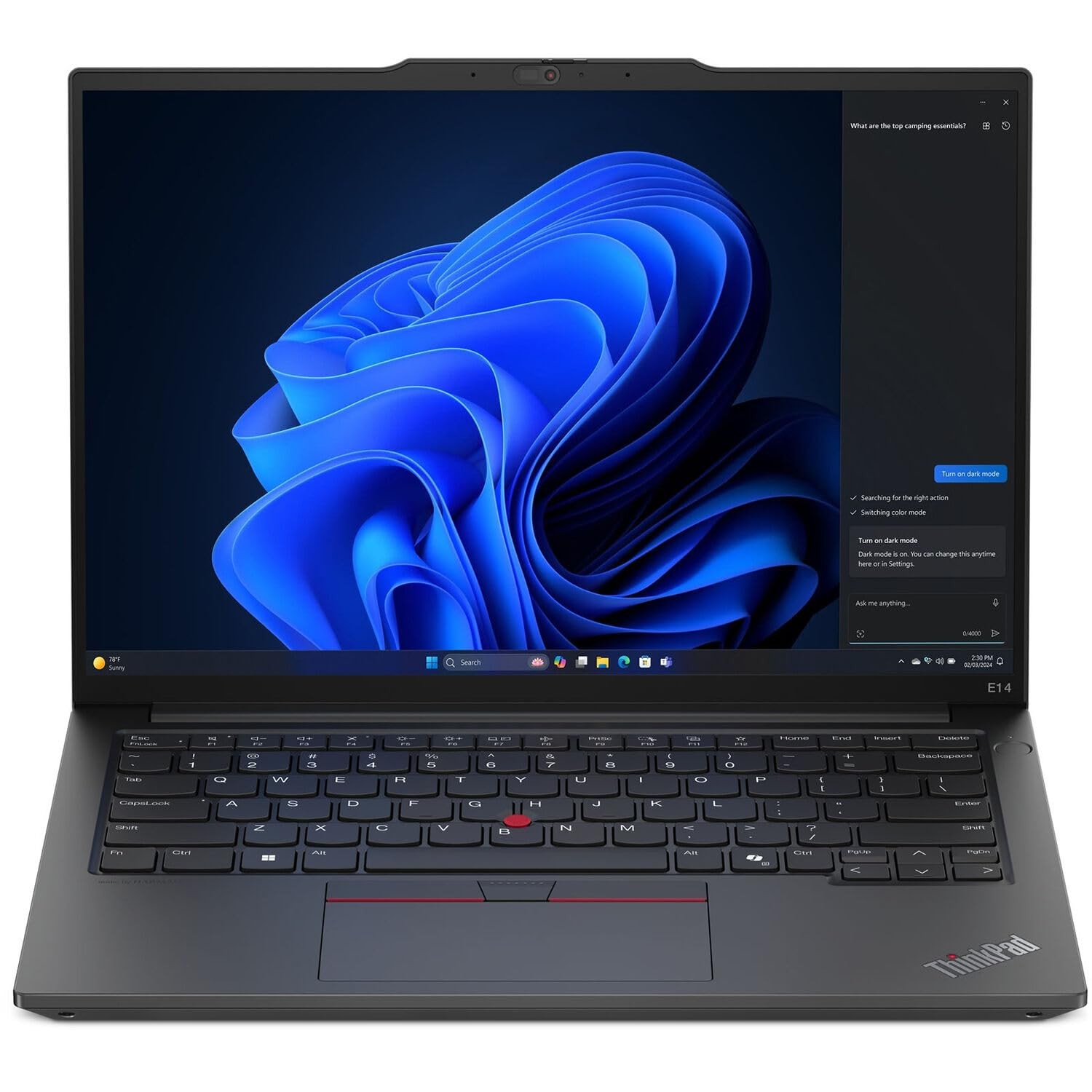 Lenovo Thinkpad E14 G6 14″ Ryzen 7 7735U 8GB RAM 256GB SSD W11P(French/English)