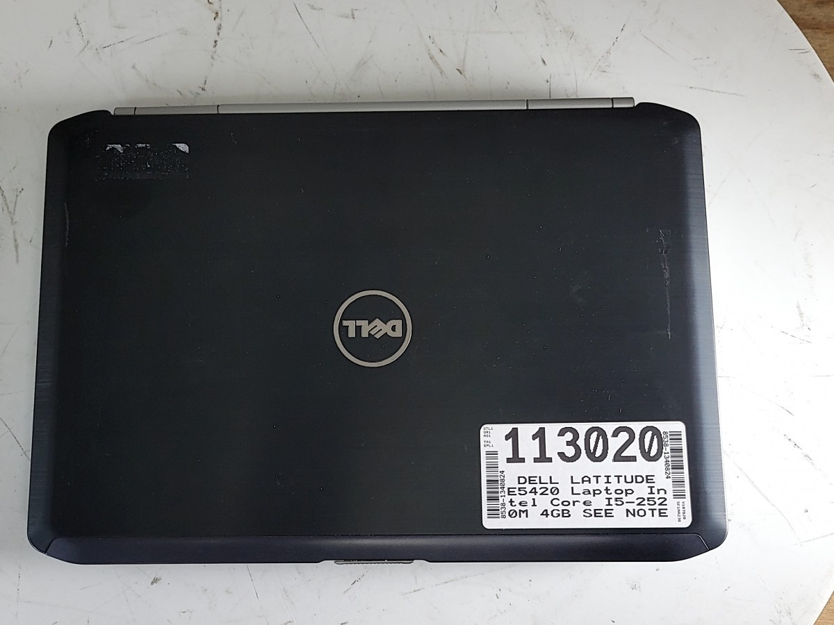 DELL LATITUDE E5420 Laptop Intel Core I5-2520M 4GB SEE NOTES