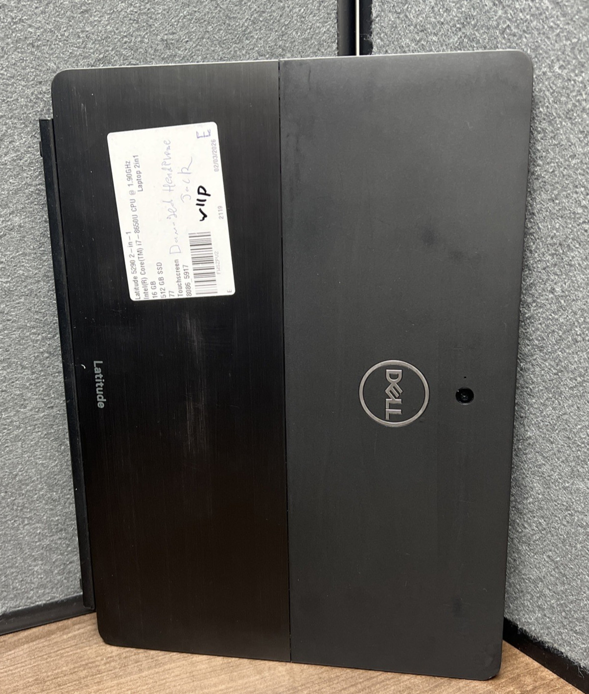 Dell Latitude 5290 2-in-1 Tablet/Laptop i7-8650U 16GB RAM 512GB SSD *read