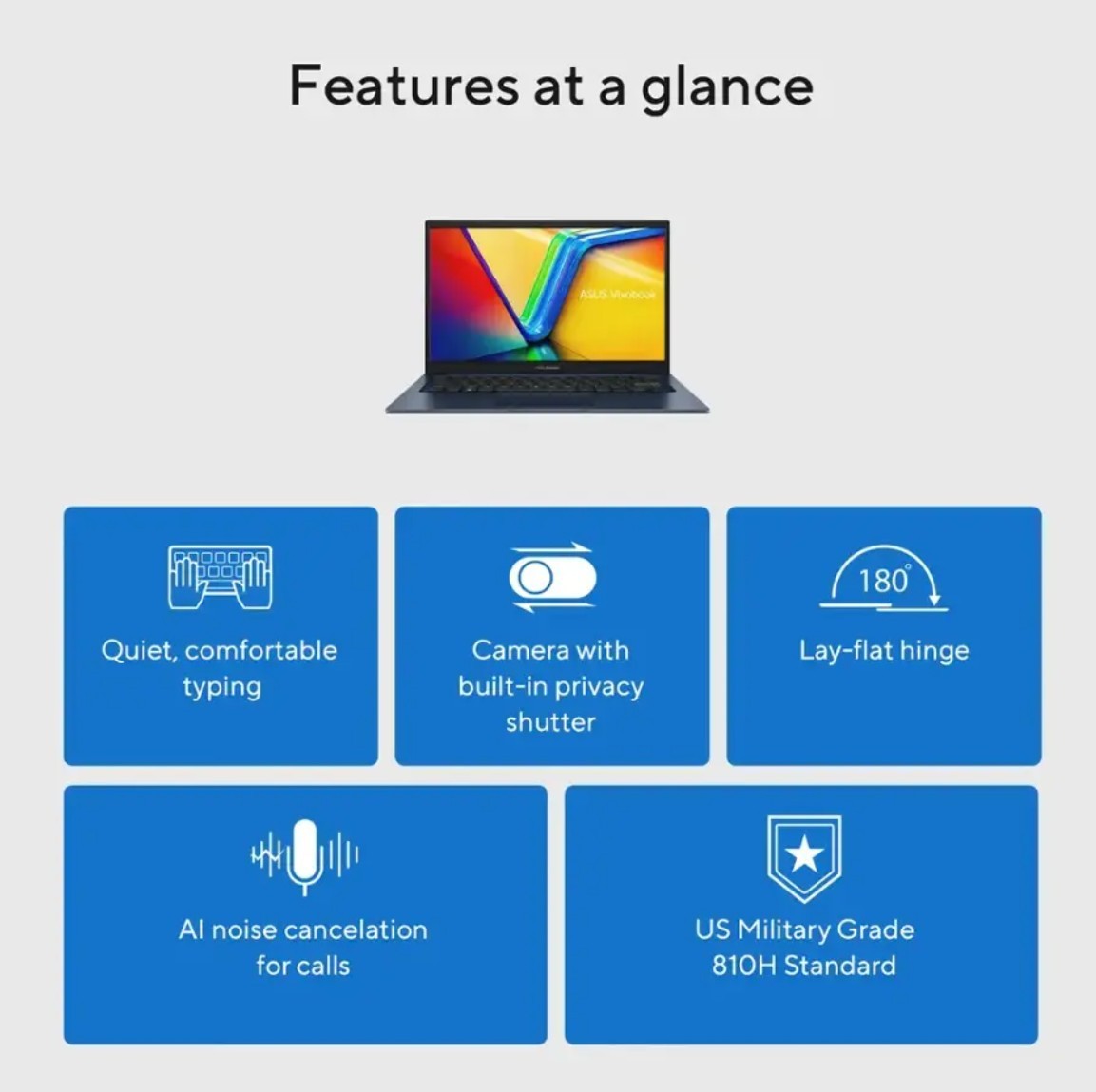 ASUS Vivobook 14″ FHD i3-1315U (Beat i7-1197G7) 16GB 512GB SSD Win11 New