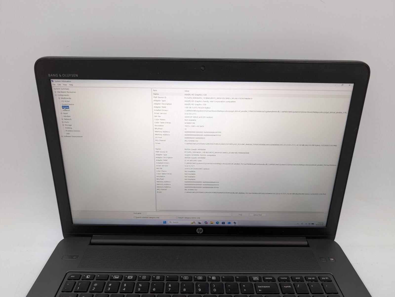 HP ZBook 17 G3 17.3″ Intel Core i7-6700HQ 2.60 GHz 16GB RAM 512GB SSD Win 11 Pro