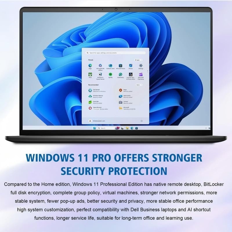 Dell 15.6” FHD Touchscreen Laptop,Intel Ultra 7 255U,16 GB DDR5 RAM, 1 TB SSD