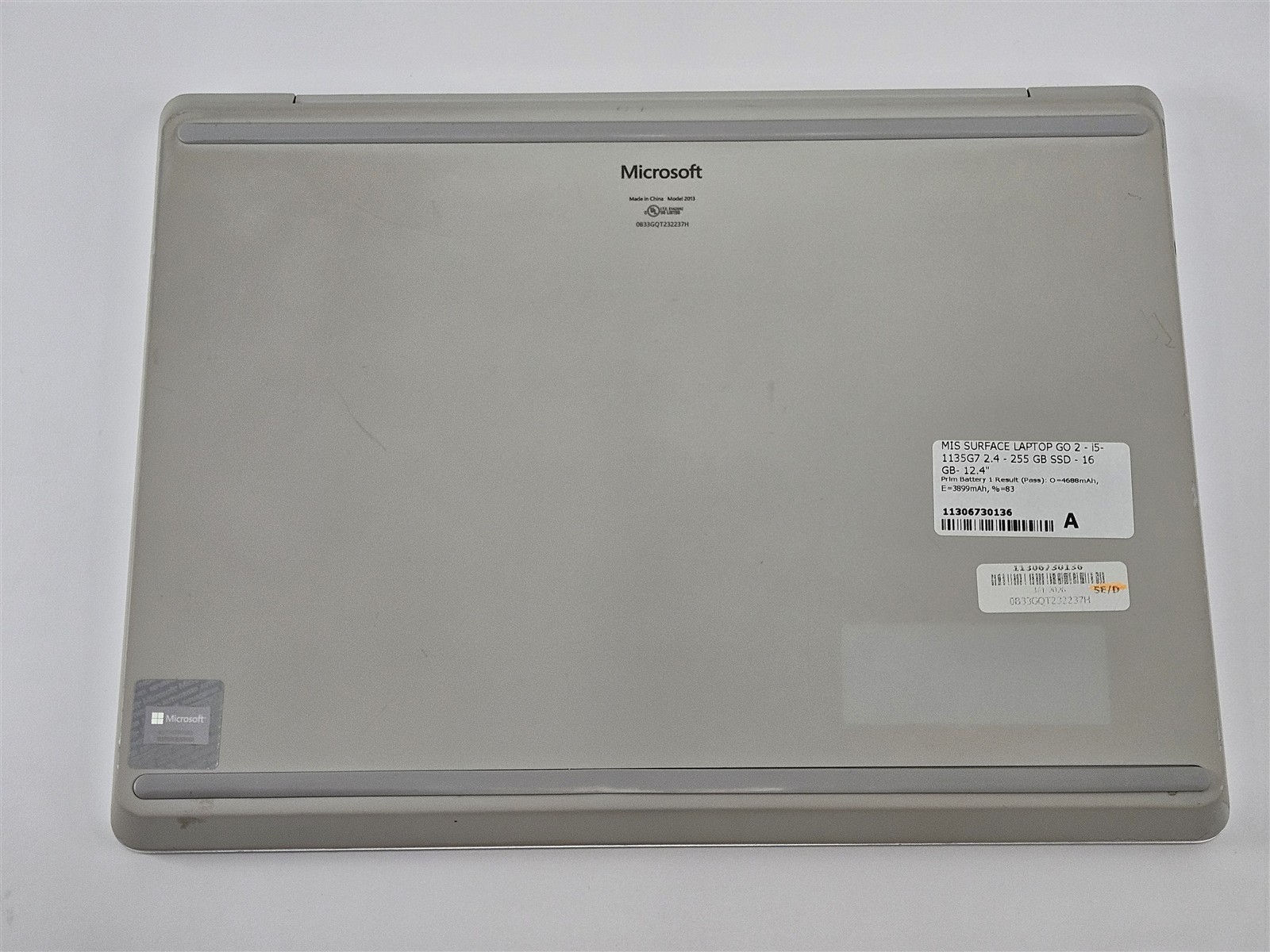 Surface Laptop Go 2 16GB RAM 256GB SSD i5-1135G7 Microsoft Win11 Home