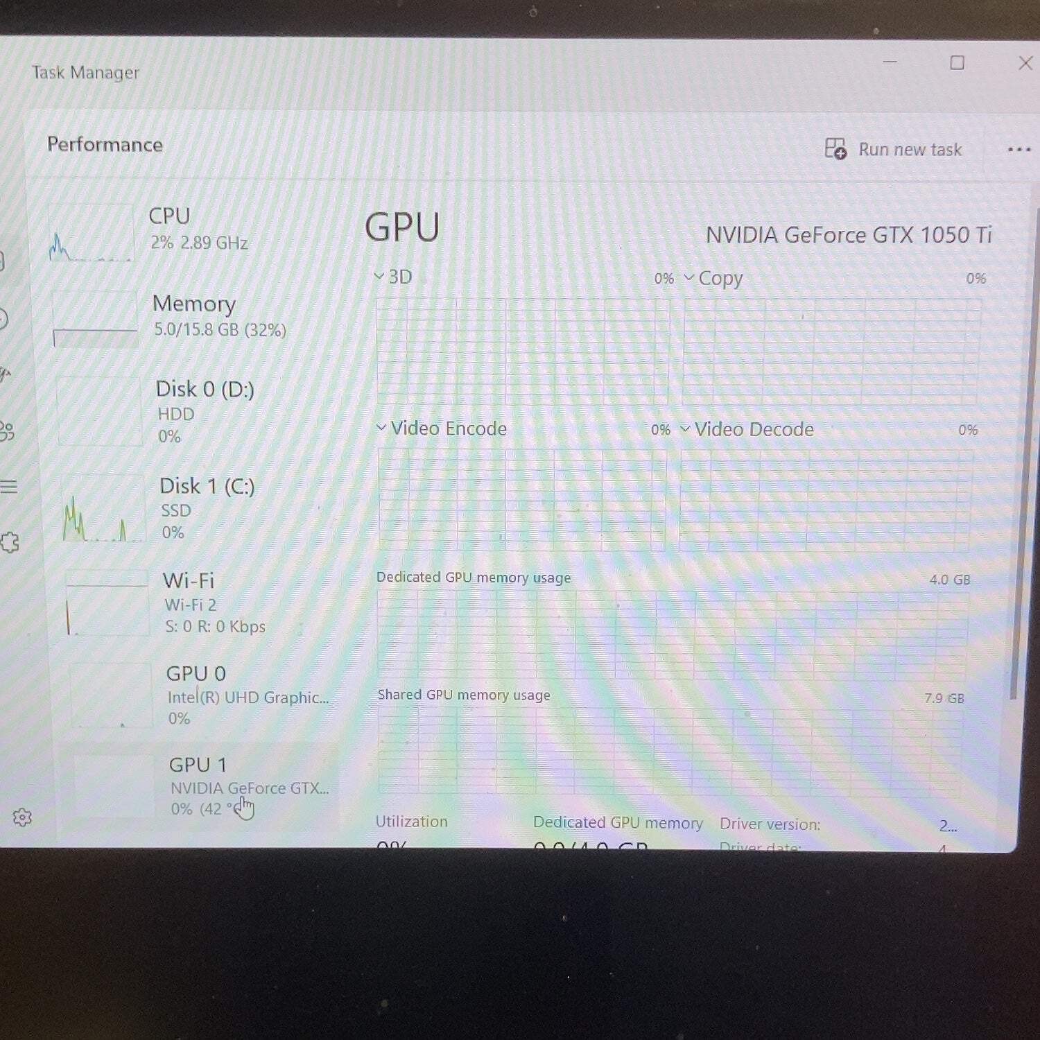 Dell G5 5587 15.6″ i7-8750H 2.2GHz 16GB RAM 256GB SSD GeForce GTX 1050 Ti