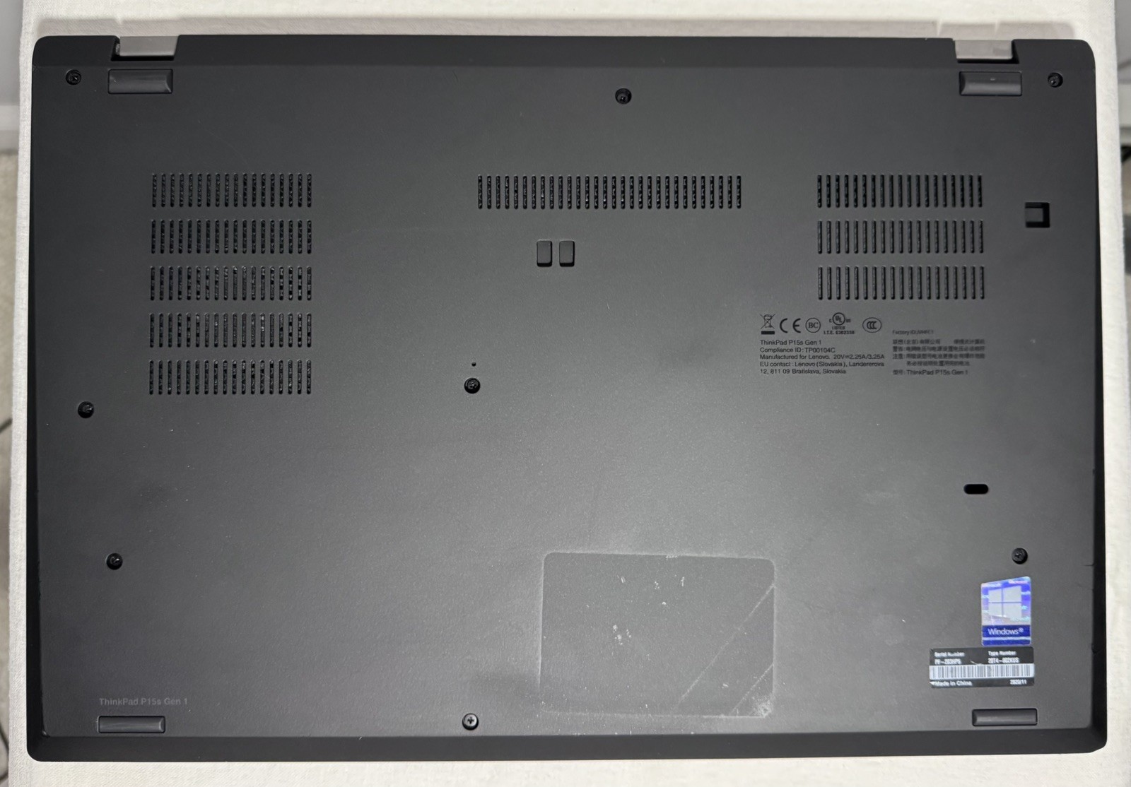 LENOVO ThinkPad P15s Gen1 i7 | 16GB RAM | 512GB SSD | WIN11P | TOUCHSCREEN
