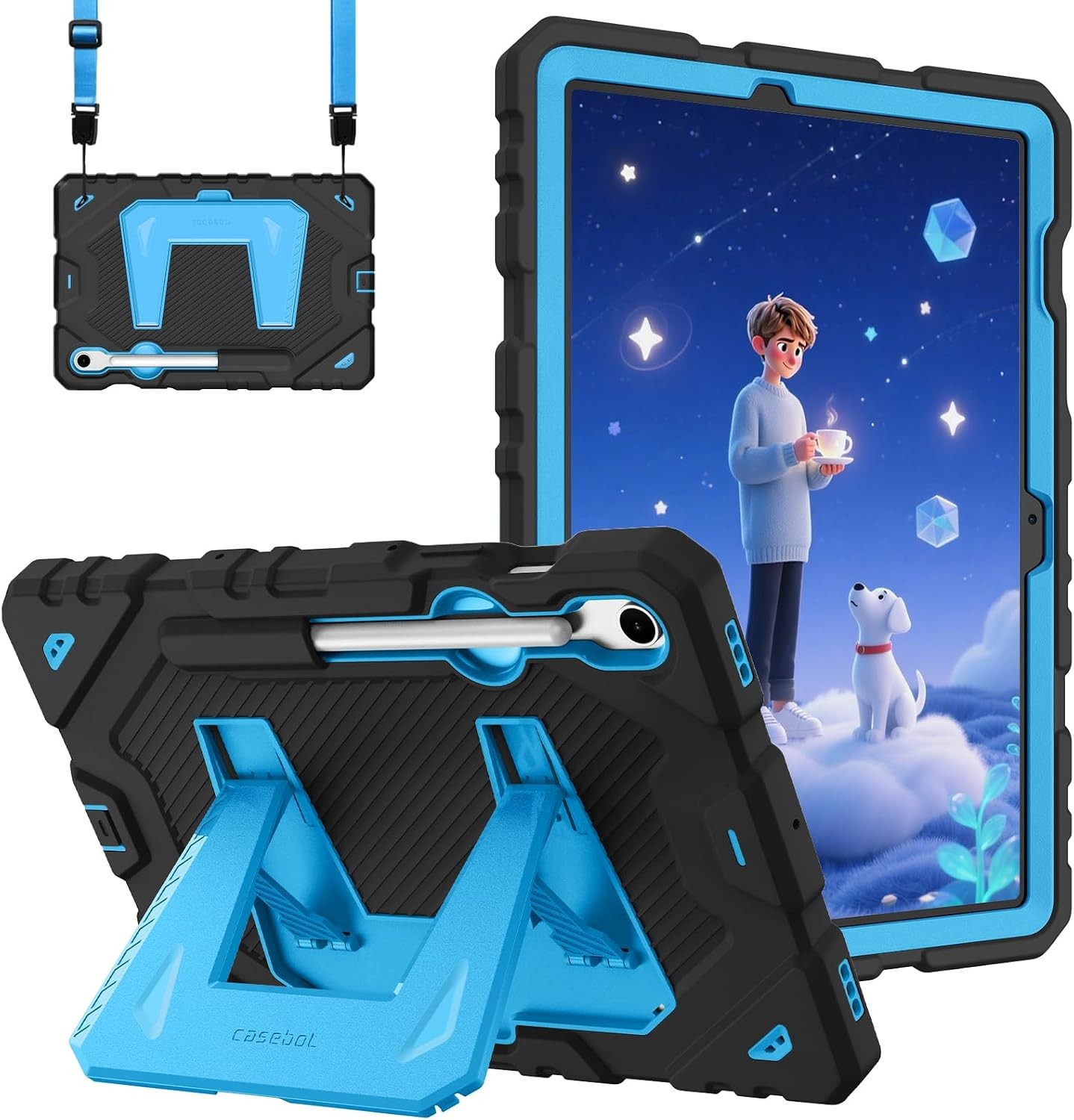 Kids Friendly Case for Samsung Galaxy Tab S10 Lite/S10 FE/S9 FE 10.9 Inch/Tab S9