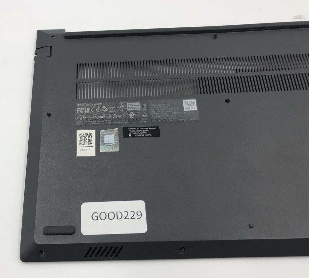 Lenovo ThinkBook 15 G2 ITL Bottom Cover