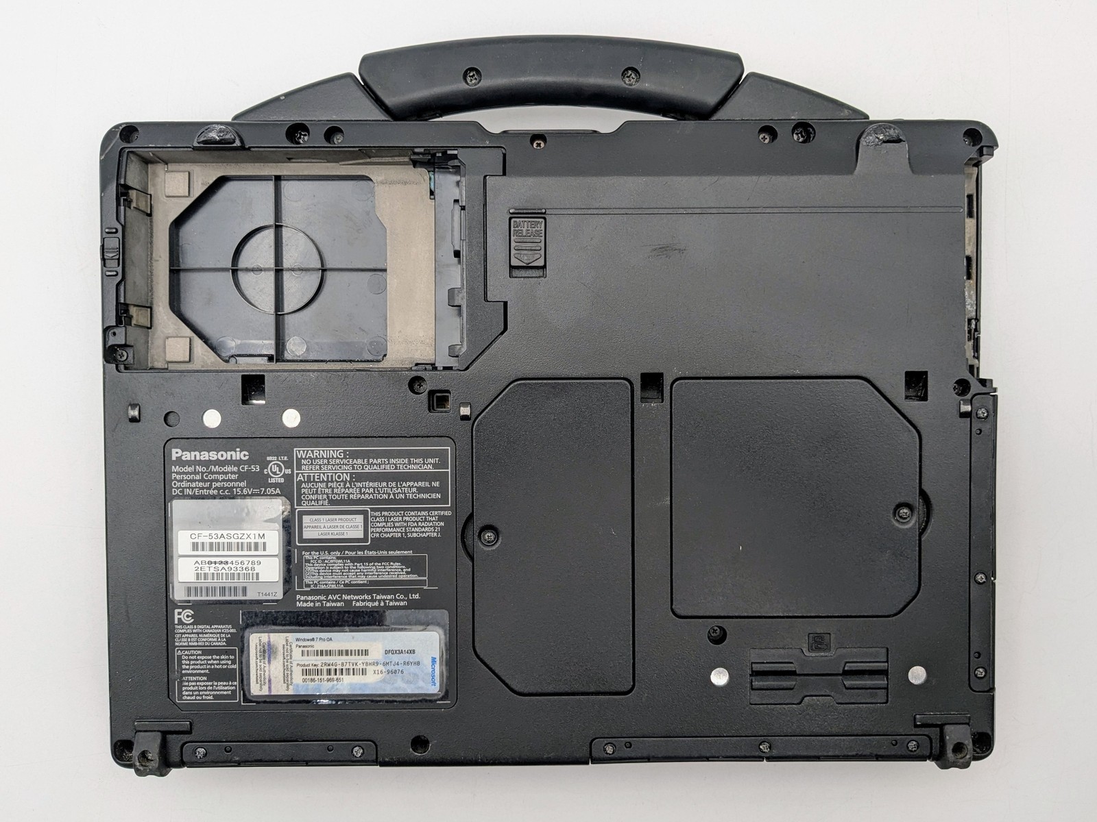 Panasonic Toughbook CF-53 14″ HD ® ™ I5-4310M DVD Motherboard Palmrest *READ*