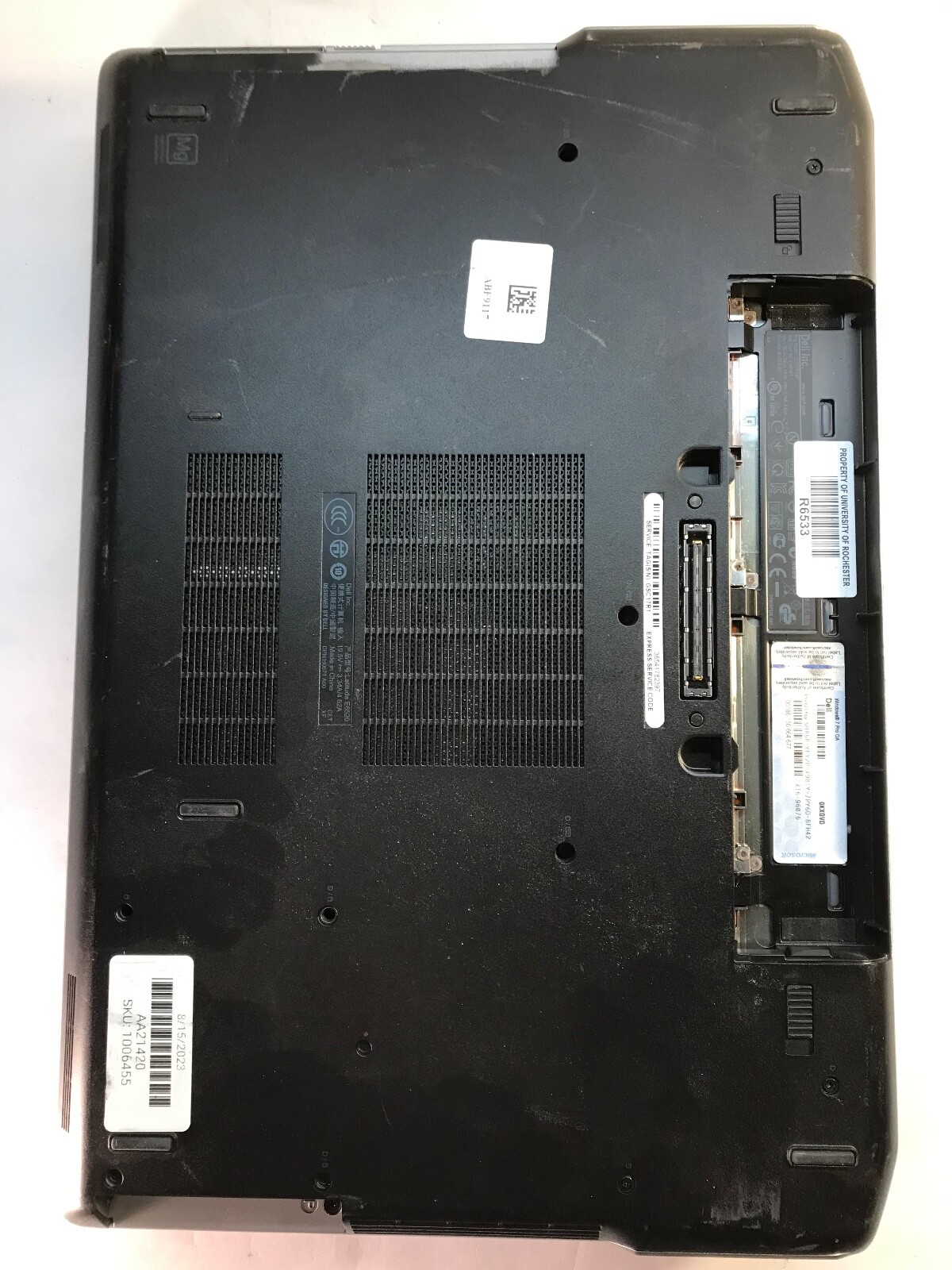 LOT OF 2- Dell Latitude E6520 15″ Intel Core i5-2520M -BOOT TO BIOS -MZ