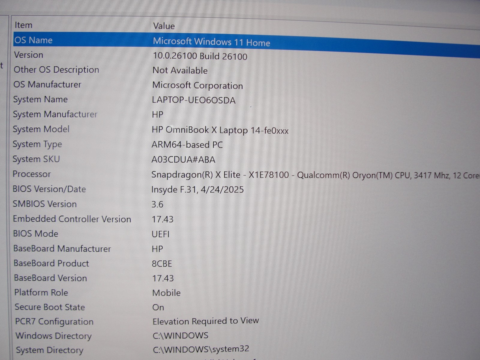 HP OmniBook X Ai 14-FE0013DX 14”WQXGA TOUCH X Elite X1E78100 3.4GHz 16GB SSD 1TB