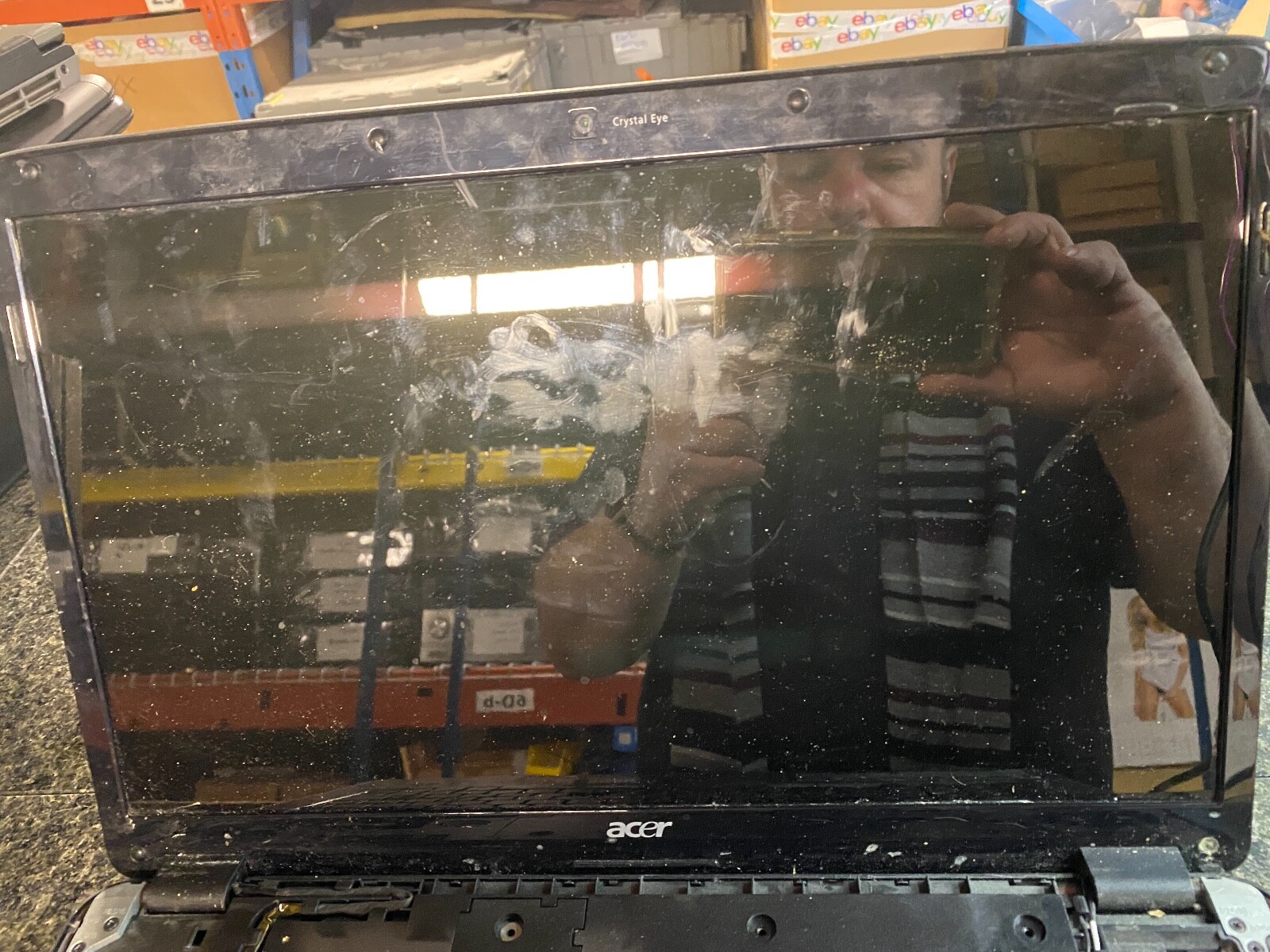 ACER ASPIRE 7740G LAPTOP-NOT WORKING-FOR PARTS OR REPAIR 7740G-6969