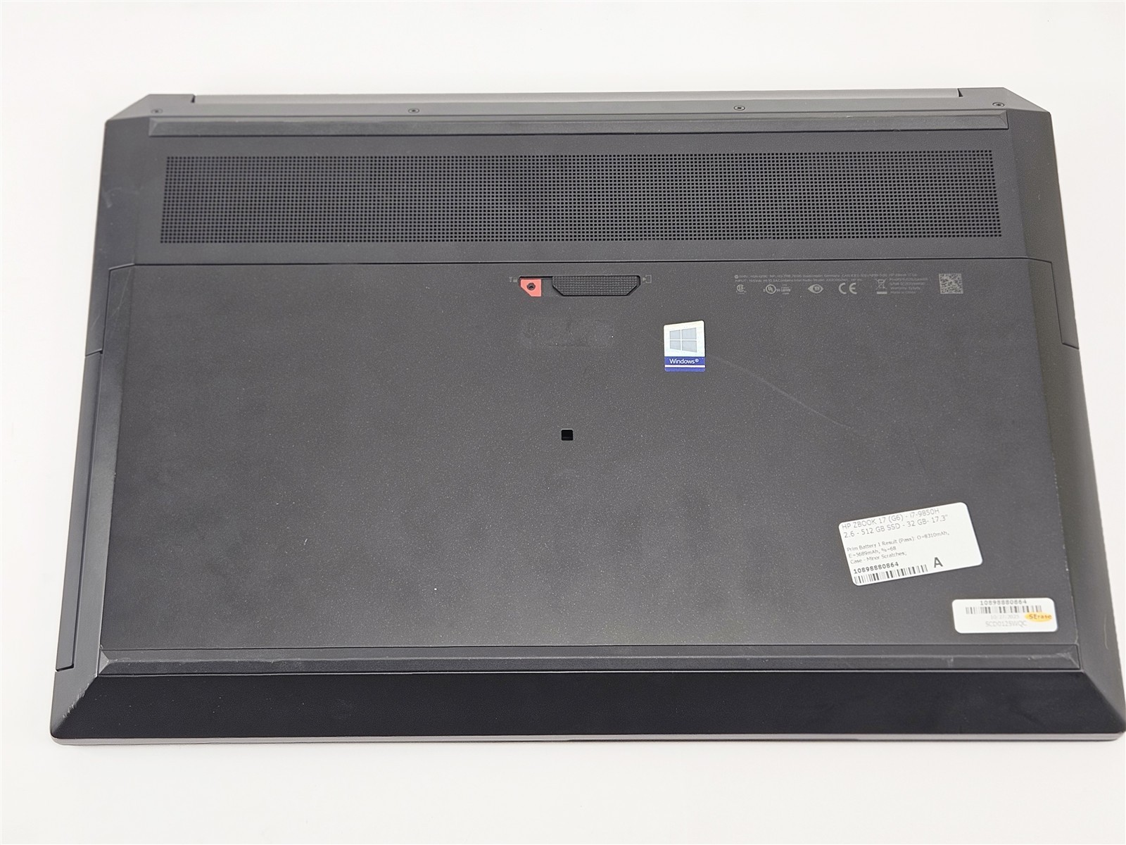 HP ZBook 17 G6 i7-9850H 32GB RAM 512GB SSD HDMI Thunderbolt 3 USB-C No OS