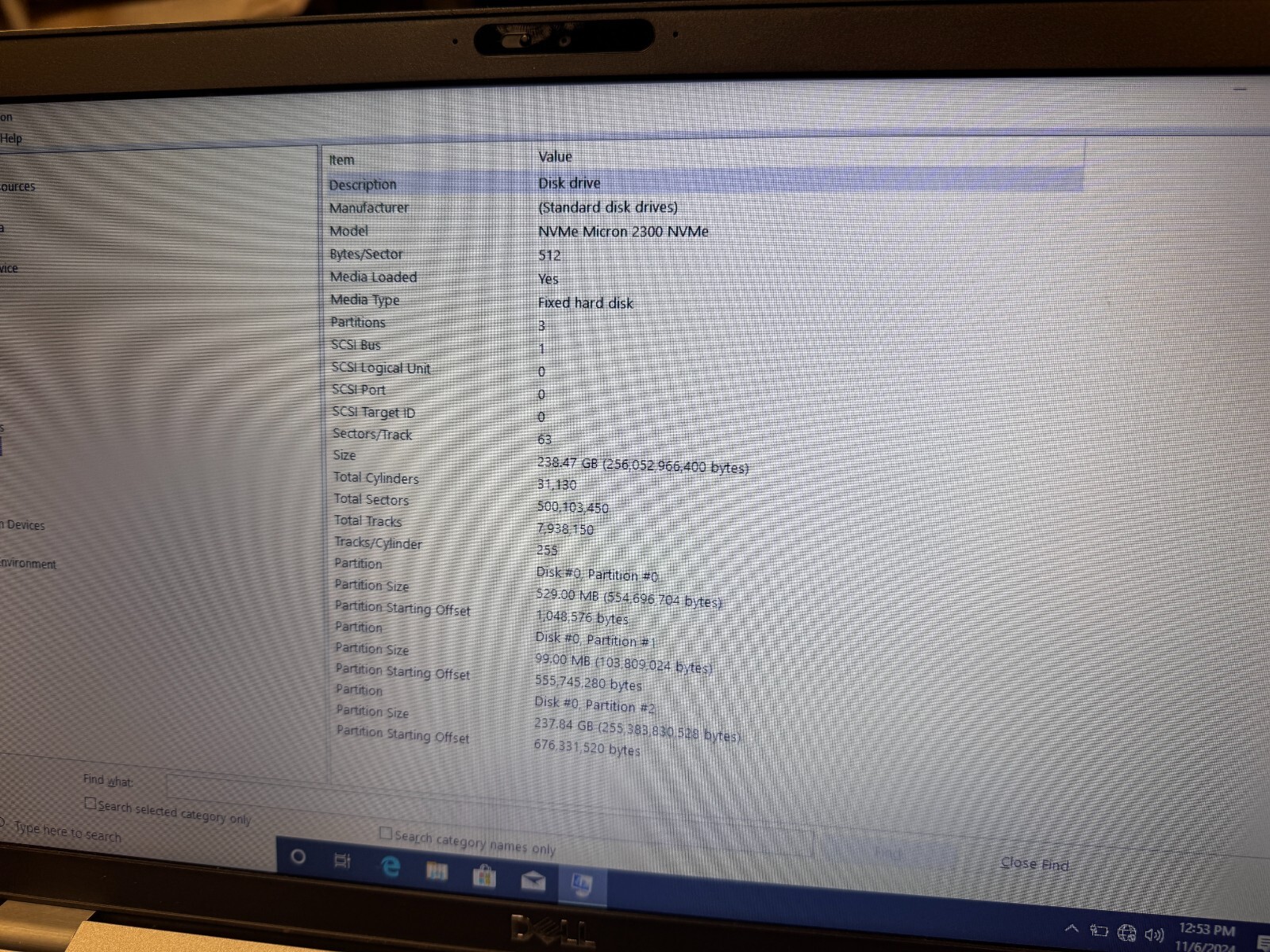 Dell Latitude 5511 15.6″ Intel i5-10300H @ 2.5GHz 8GB RAM 256GB SSD Win10 Pro