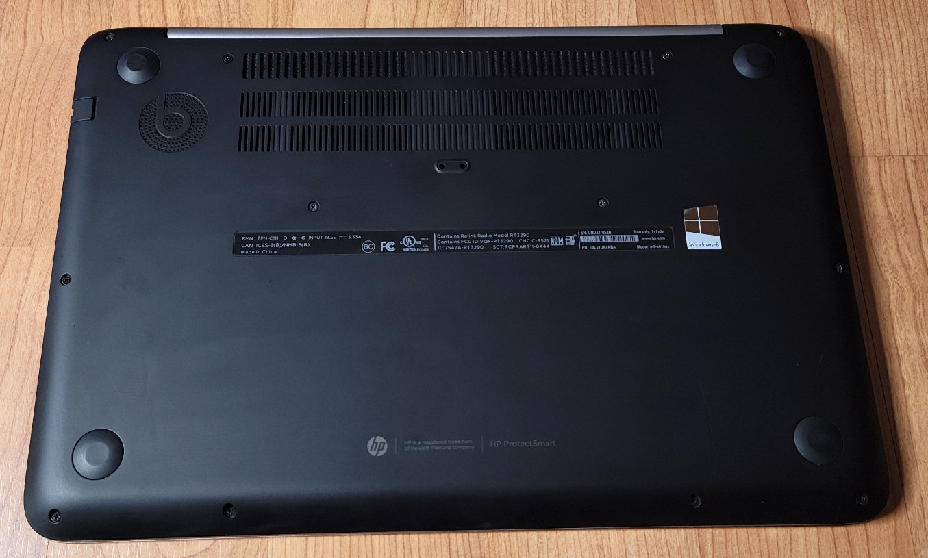 HP Envy M6 Sleekbook, AMD A10-5745M, 12 GB DDR3, Windows 10, Beats Speakers