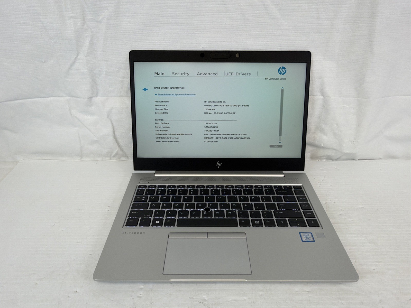 HP EliteBook 840 G6 14” Core i5-8365U 1.60GHz 16GB 512GB NVMe Win 11 Pro