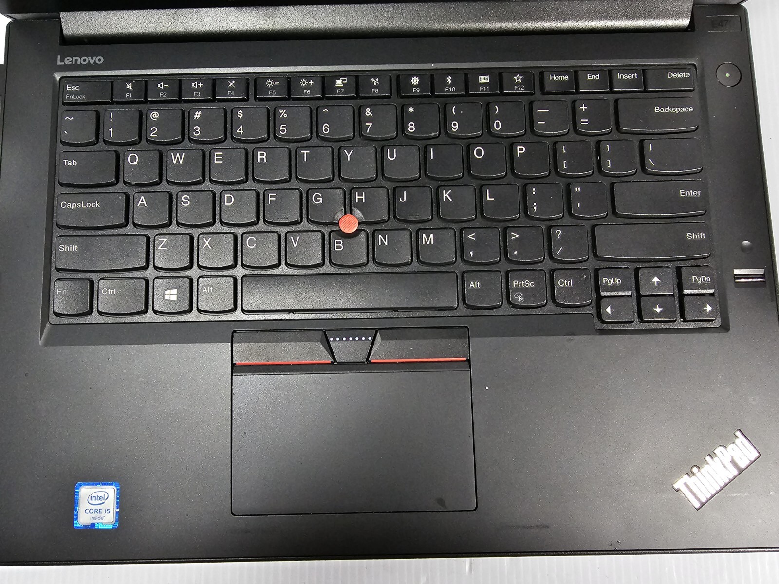 LENOVO ThinkPad LAPTOP E470 Intel Core i5- 4GB RAM NO HDD BROKEN SCREEN