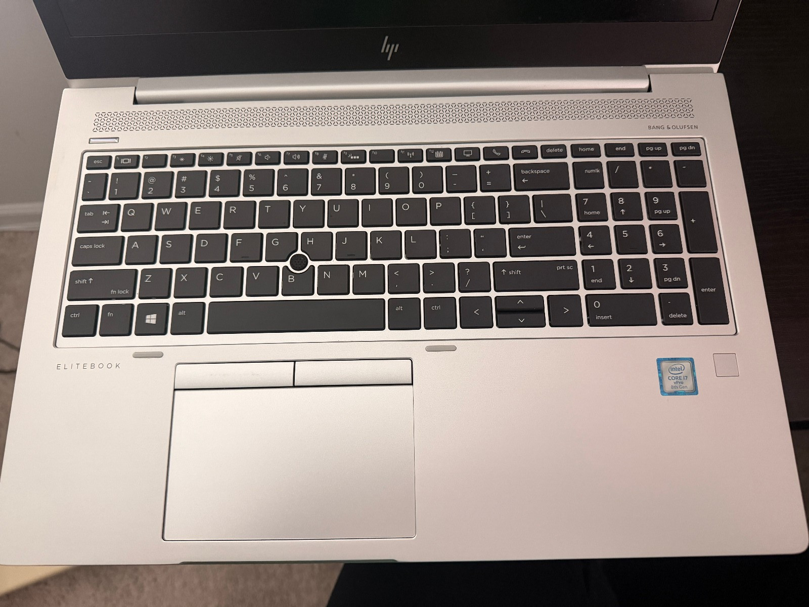 HP Elitebook 850 G5 15.6 Silver i7-8665U 1.90GHz 16GB RAM 512GB SSD Good