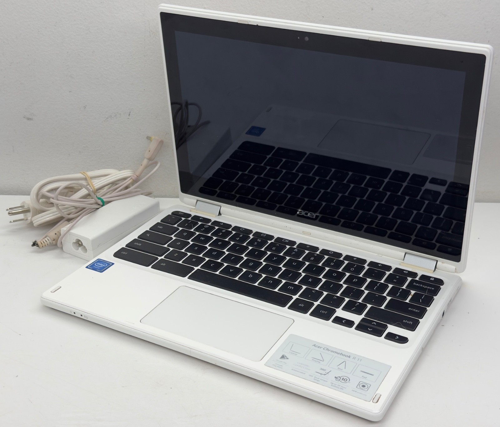 Acer Chromebook R11 Laptop Model N15Q8 Notebook UNTESTED BROKEN POWER CORD READ