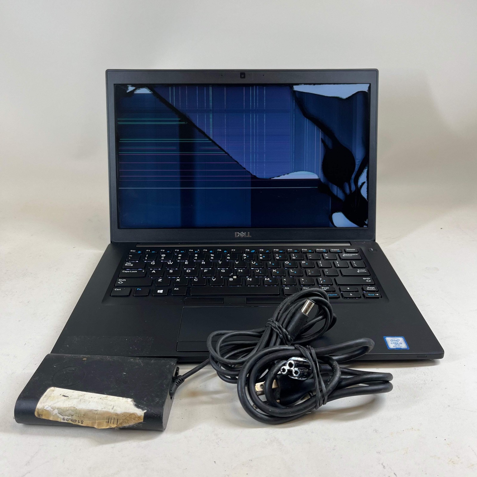 Broken Dell Latitude 7490 14″ i5-8350U 1.6GHz 8GB RAM 256GB SSD Cracked Screen